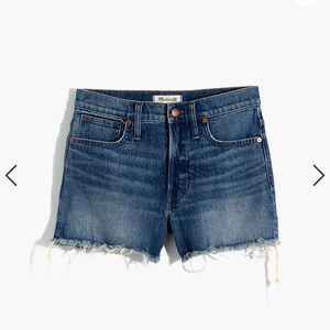 NWT, Madewell, The Perfect Jean Short in Rayburn: Comfort Stretch Edition